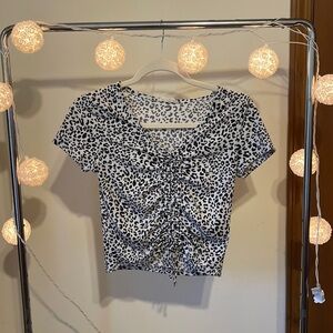 Olivia Tae leopard top